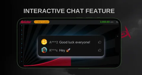 Aviator Interactive Chat Feature