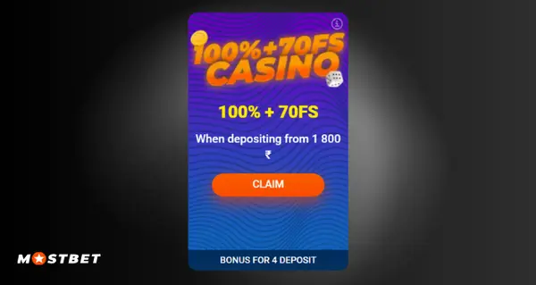 Mostbet 4th deposit bonus