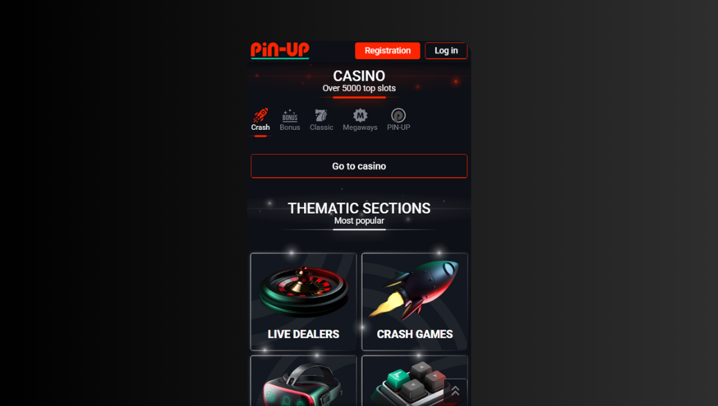 Pin up Casino Application