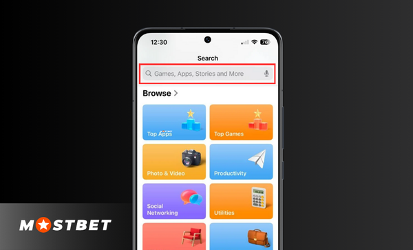 Step 2 - Install Mostbet iOS App