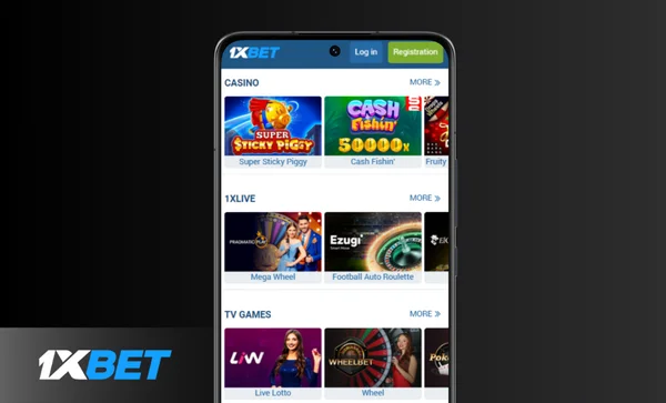 1xbet casino games app